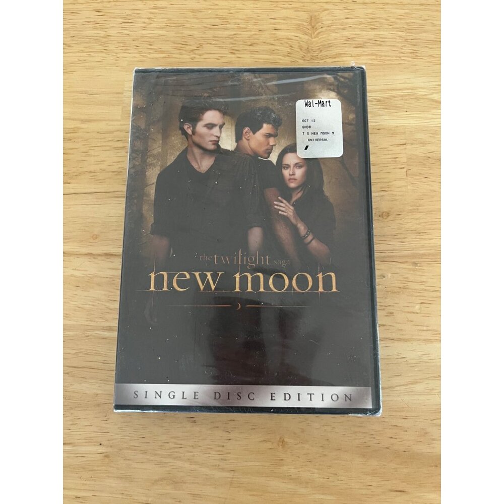The Twilight Saga New Moon Single Disc Edition DVD 2009 Romance Film New Sealed